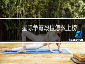 星际争霸段位怎么上榜