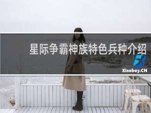 星际争霸神族特色兵种介绍