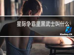 星际争霸里黑武士叫什么