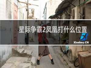 星际争霸2凤凰打什么位置
