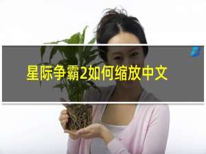 星际争霸2如何缩放中文