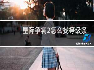 星际争霸2怎么找等级条
