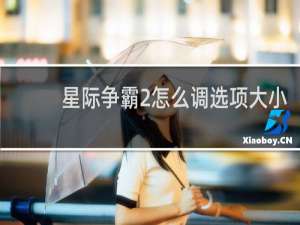 星际争霸2怎么调选项大小