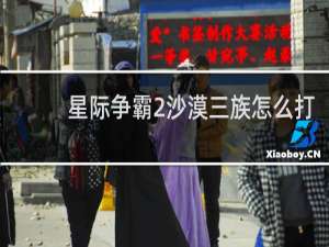 星际争霸2沙漠三族怎么打