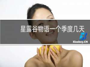 星露谷物语一个季度几天