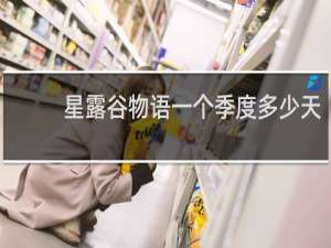 星露谷物语一个季度多少天