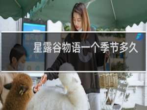 星露谷物语一个季节多久