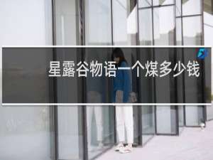 星露谷物语一个煤多少钱