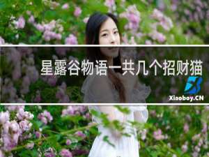 星露谷物语一共几个招财猫