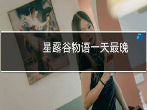 星露谷物语一天最晚