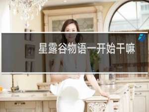 星露谷物语一开始干嘛