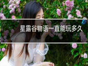 星露谷物语一直能玩多久