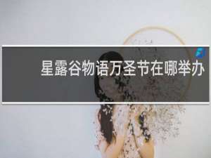 星露谷物语万圣节在哪举办