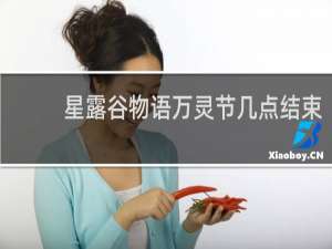 星露谷物语万灵节几点结束