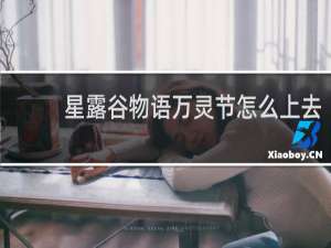 星露谷物语万灵节怎么上去