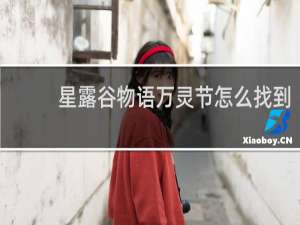 星露谷物语万灵节怎么找到