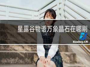 星露谷物语万象晶石在哪刷