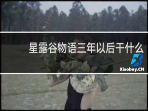 星露谷物语三年以后干什么