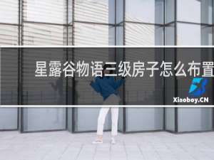 星露谷物语三级房子怎么布置