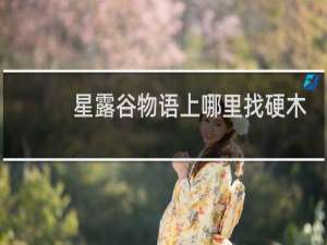 星露谷物语上哪里找硬木