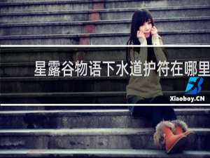 星露谷物语下水道护符在哪里