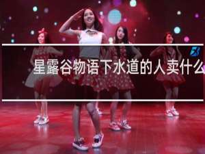 星露谷物语下水道的人卖什么