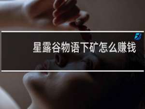 星露谷物语下矿怎么赚钱