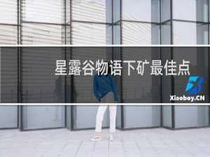 星露谷物语下矿最佳点