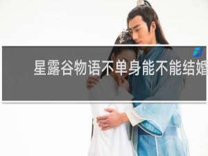 星露谷物语不单身能不能结婚