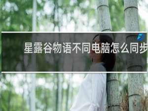 星露谷物语不同电脑怎么同步