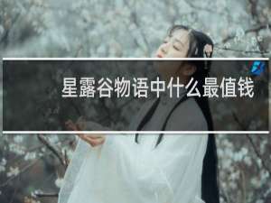 星露谷物语中什么最值钱