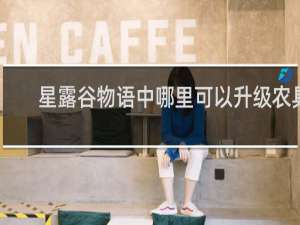 星露谷物语中哪里可以升级农具