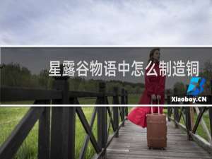 星露谷物语中怎么制造铜