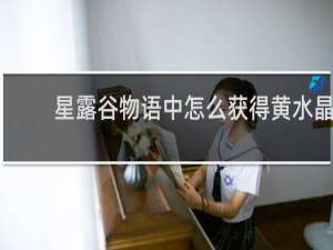 星露谷物语中怎么获得黄水晶