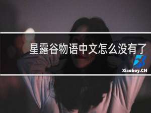 星露谷物语中文怎么没有了