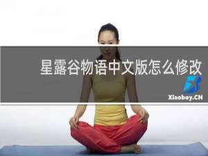 星露谷物语中文版怎么修改