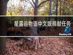 星露谷物语中文版捐献任务