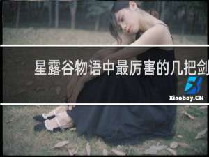 星露谷物语中最厉害的几把剑