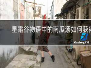 星露谷物语中的南瓜汤如何获得