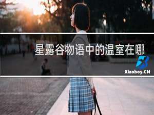 星露谷物语中的温室在哪