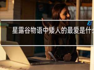 星露谷物语中矮人的最爱是什么