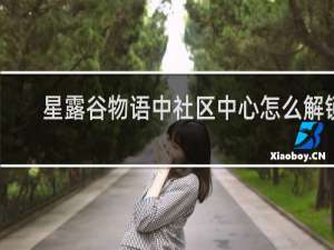 星露谷物语中社区中心怎么解锁