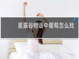 星露谷物语中葡萄怎么找