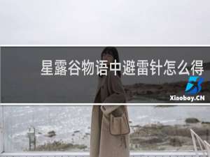 星露谷物语中避雷针怎么得