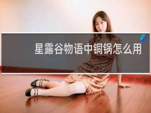 星露谷物语中铜锅怎么用