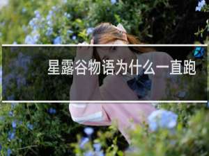 星露谷物语为什么一直跑