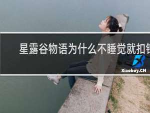 星露谷物语为什么不睡觉就扣钱