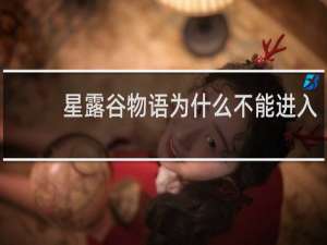 星露谷物语为什么不能进入