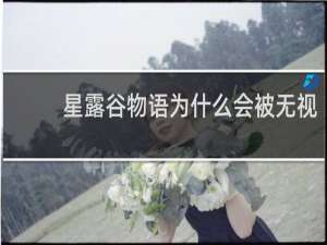 星露谷物语为什么会被无视