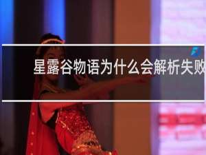 星露谷物语为什么会解析失败